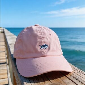 Southern Tides Marked By The Skipjack 100% Size Med Pink Cap